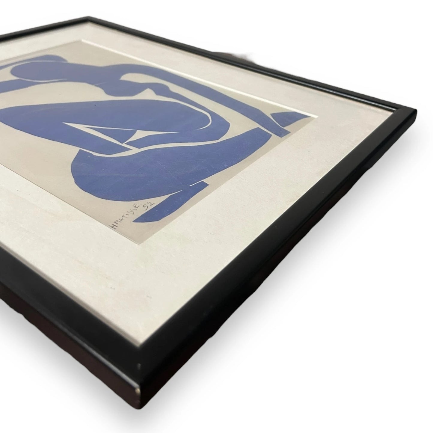 Vintage 90s Henri Matisse Abstract Framed Art