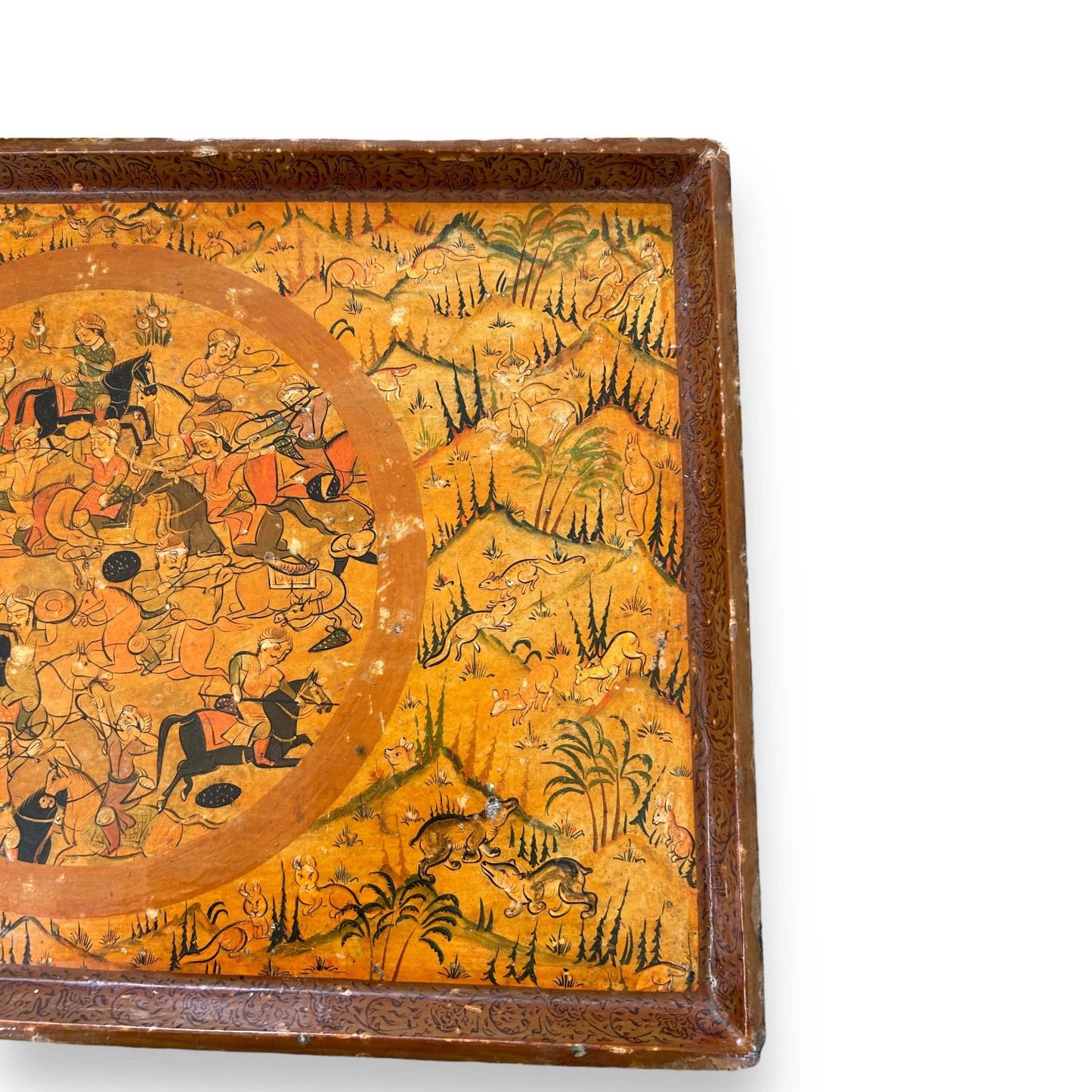Vintage Kashmir Papier Mache Tray