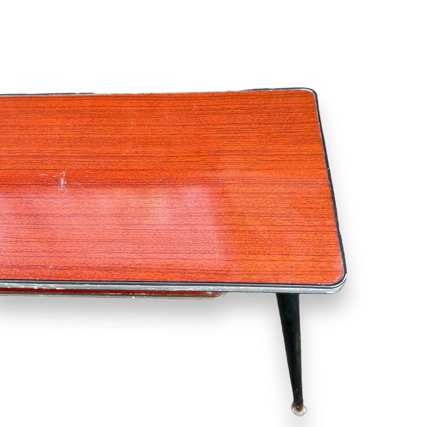 Mid-Century Coffee Table With Magazine Rack