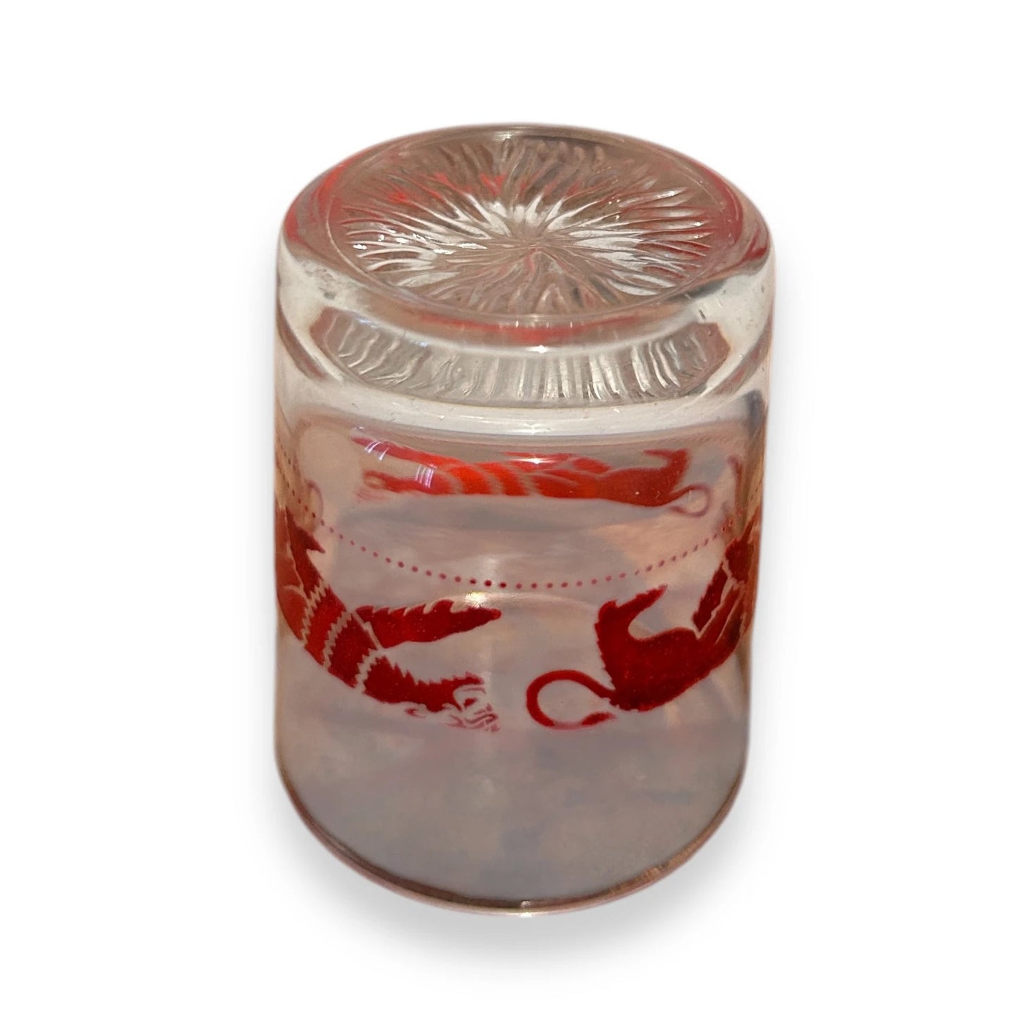 Vintage 80s Red Bull Shot Glass