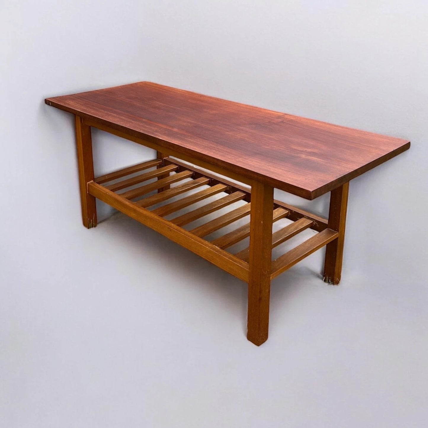 Mid Century Modern Danish Teak Wood Kiaat Coffee Table
