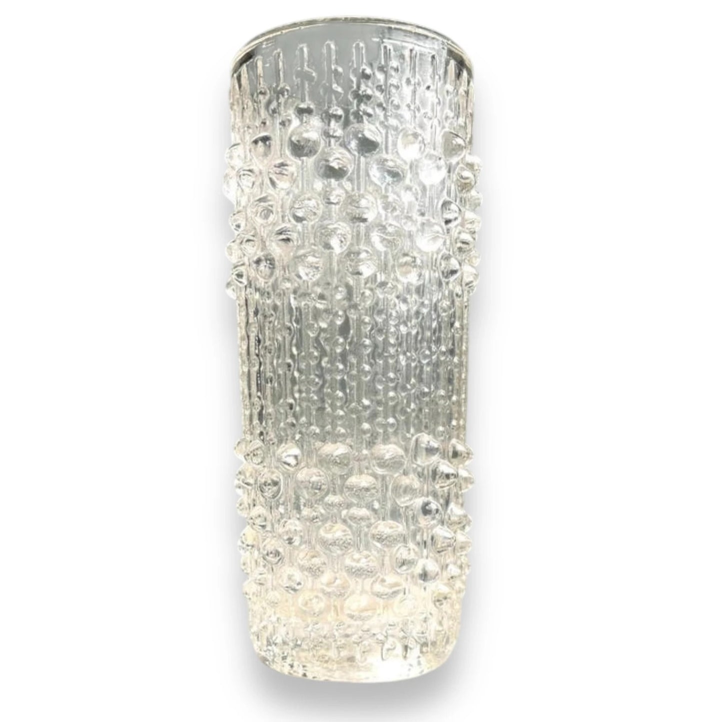Mid Century Czech Glass Vase Sklo Union