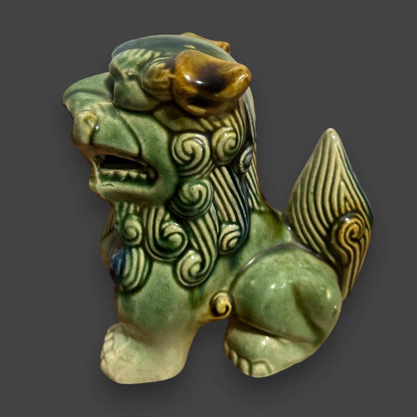 Vintage 1960s Ceramic Foo Dog