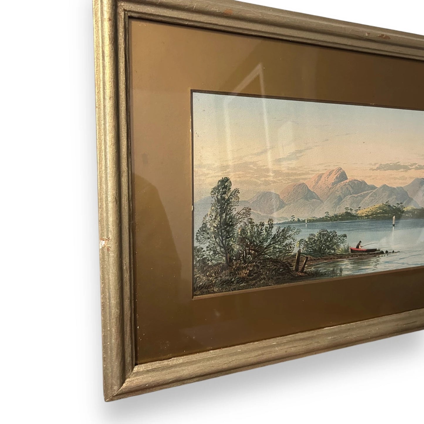 Vintage 1904 Nature Oil Painting
