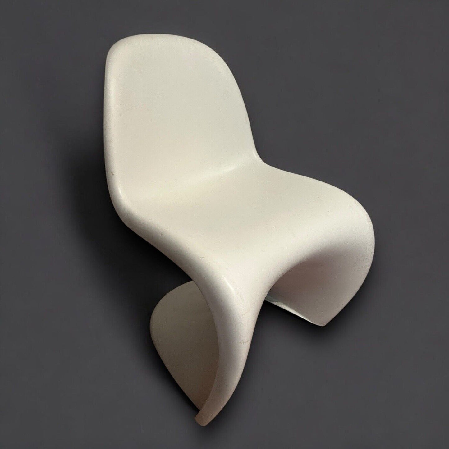 vintage vitra white verner panton chair