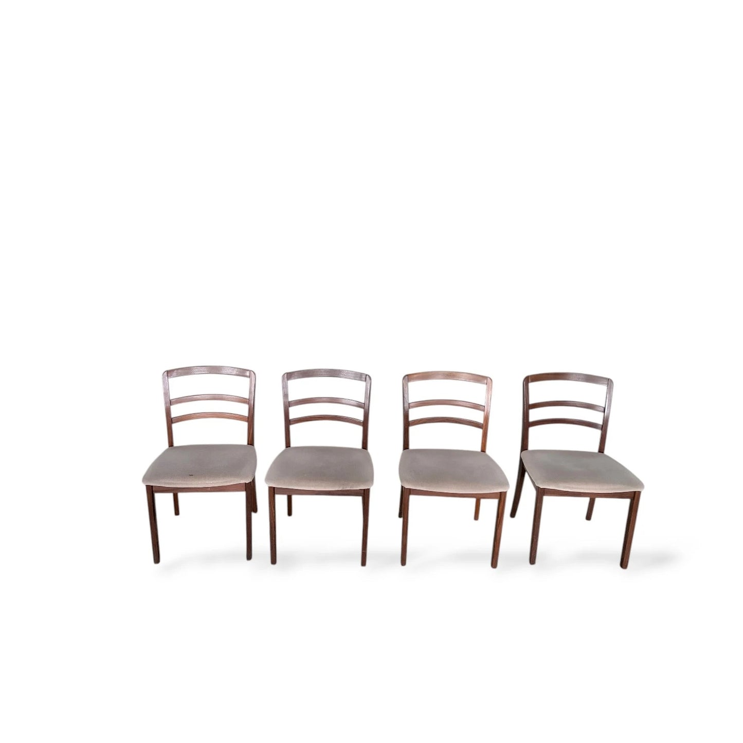 Set of 4 G Plan Ladder Back Dining Chairs | Mid-Century Teak
