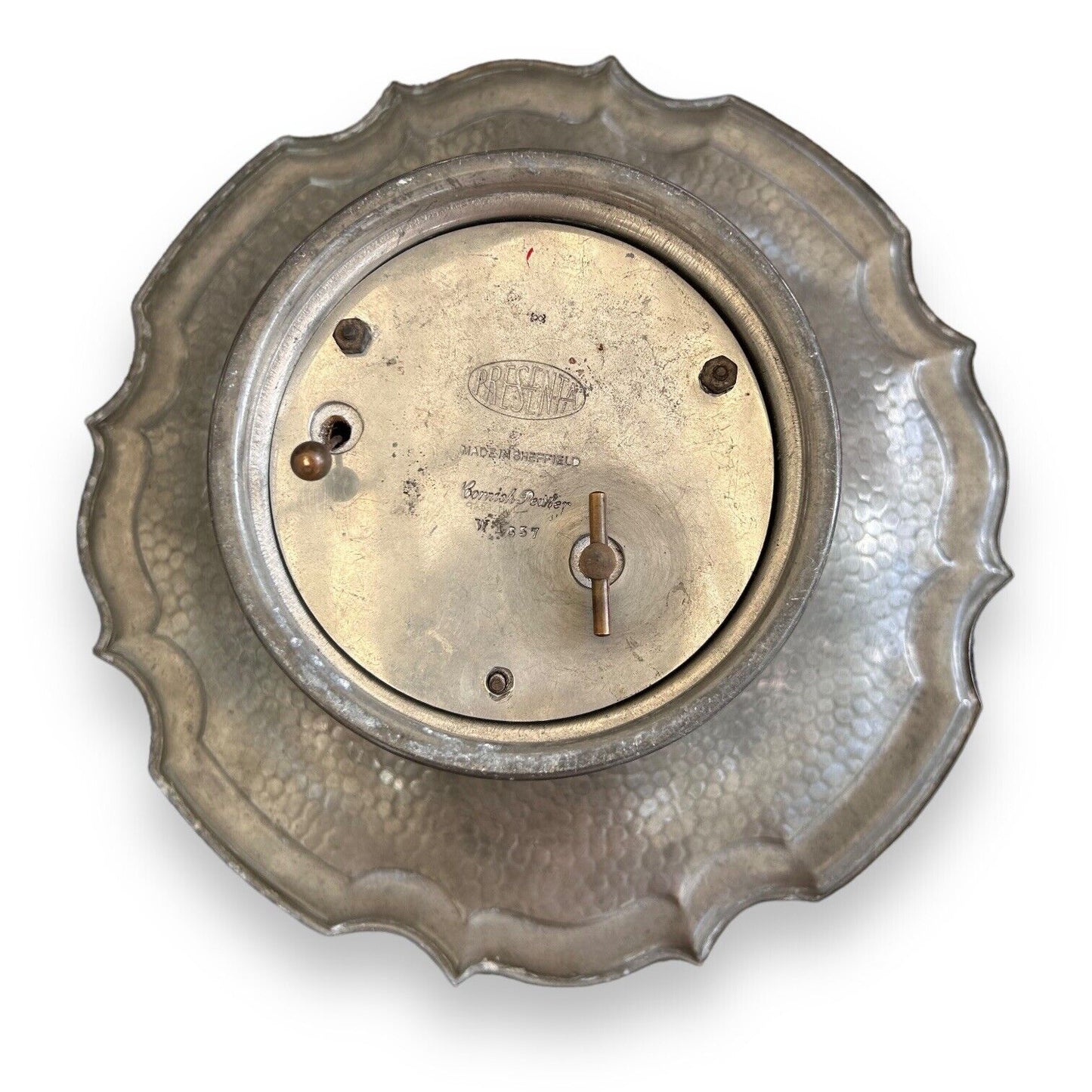 Art Nouveau Musical Pewter Dish