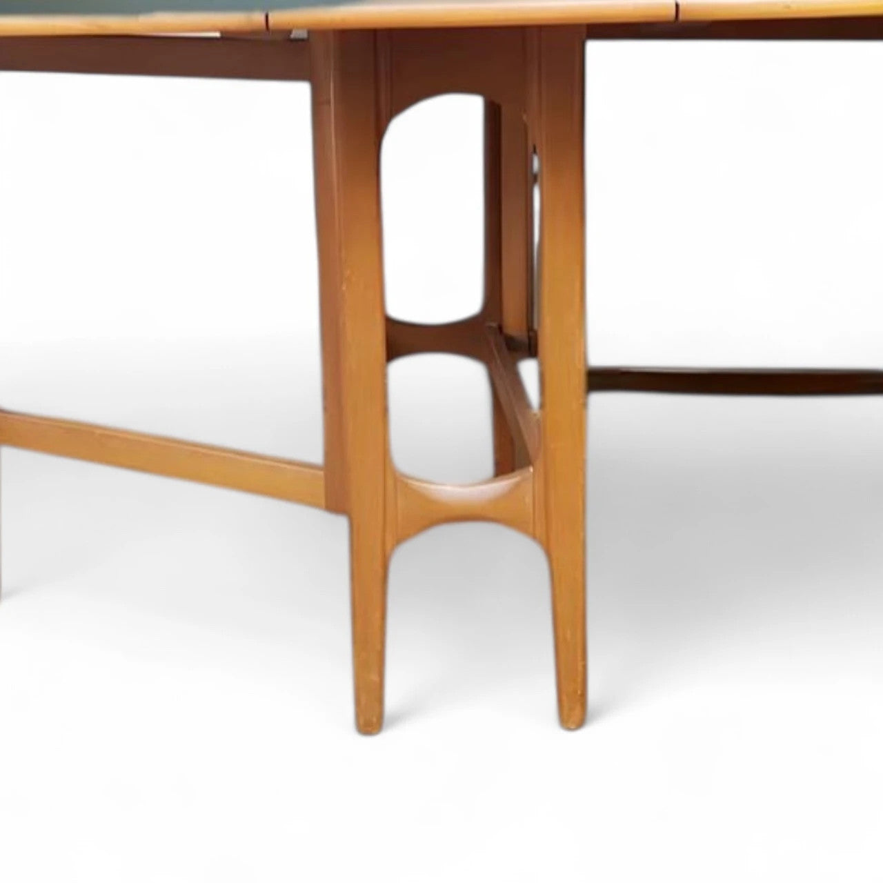 Nathan Mid-Century Drop-Leaf Dining Table | Vintage Teak Gateleg Table