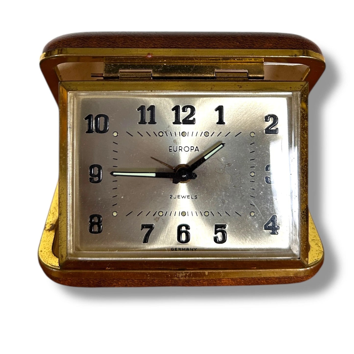 Mid Century Modern Europa Handheld Travel Clock