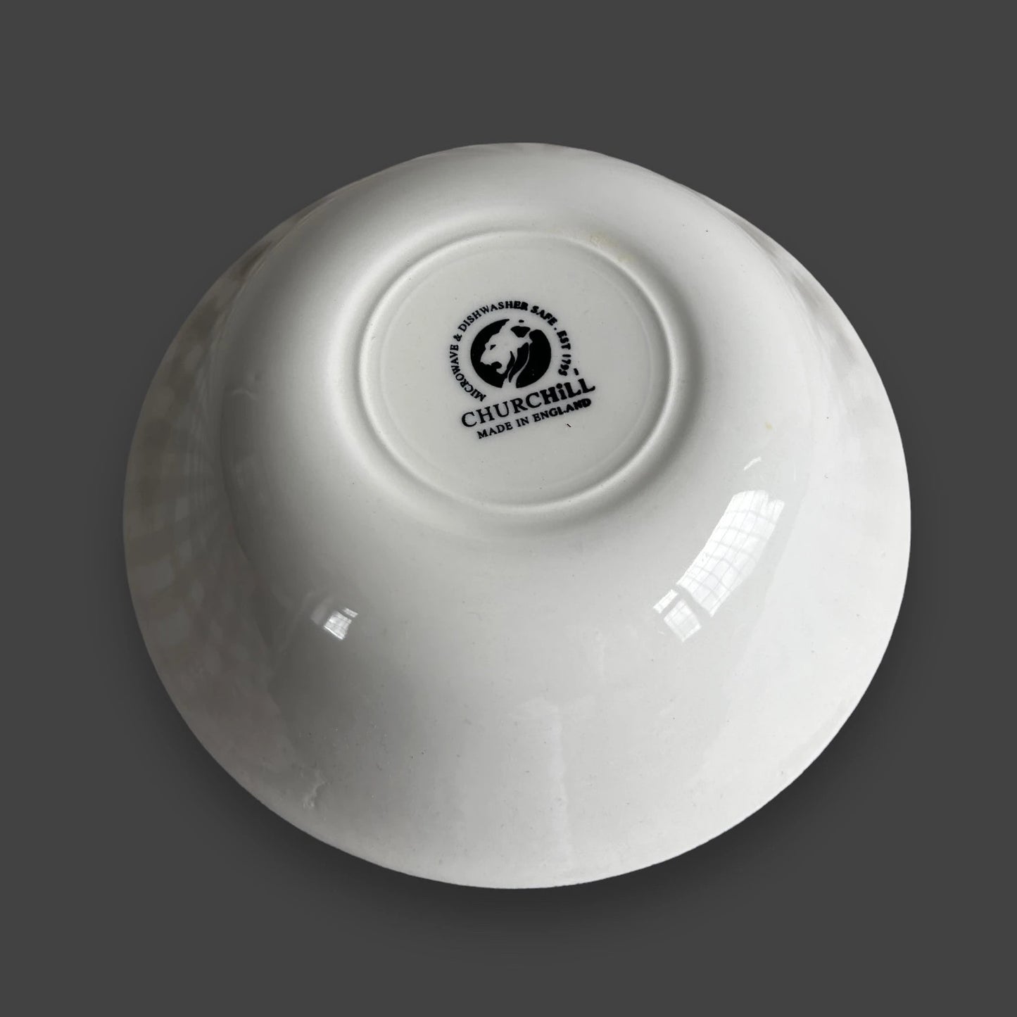 Vintage Churchill Made in England Blue and White Bowls