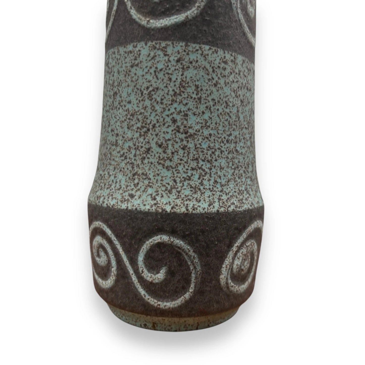 Mid century stone blue West German vase