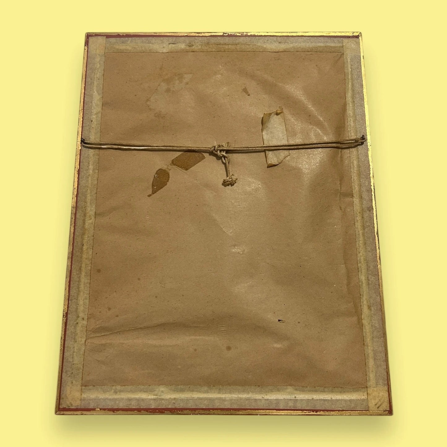 Antique Japanese Woodblock Art Frame