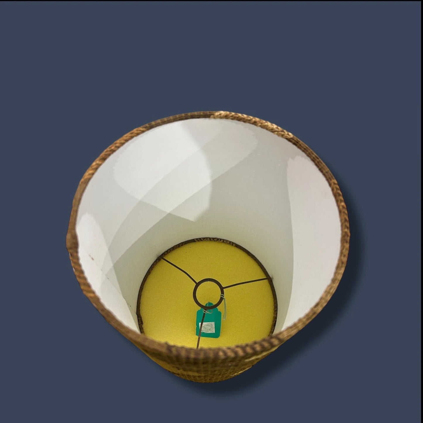 Mid century quirky swirly lampshade