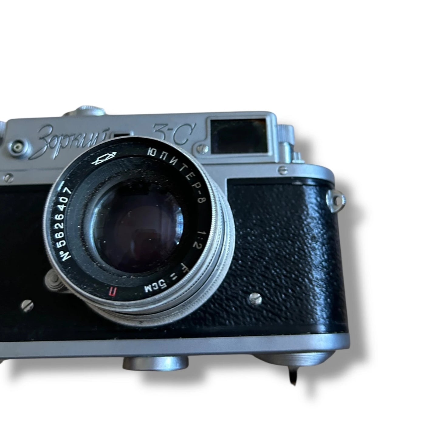 Vintage 1950s Zorki 3C 35mm Rangefinder Film Camera
