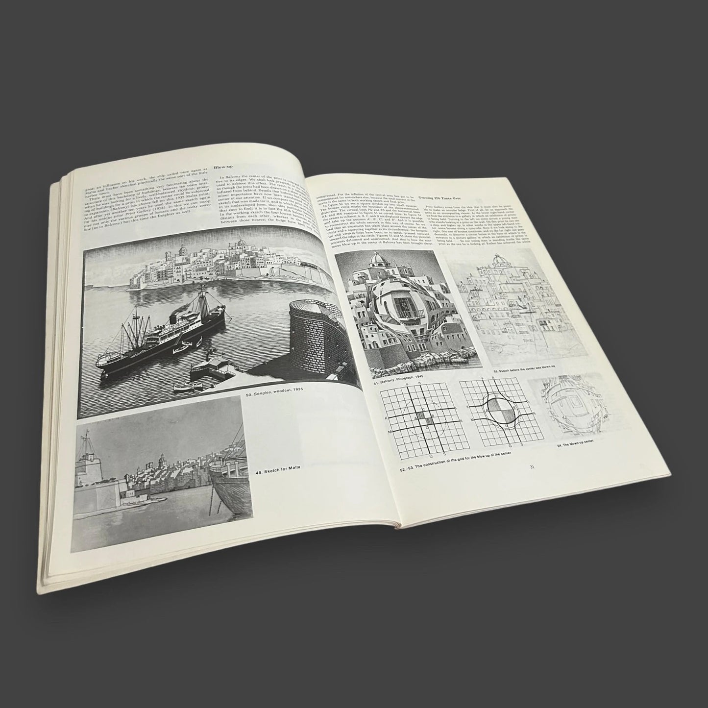 Vintage 1980s The Magic Mirror of MC Escher Art Book