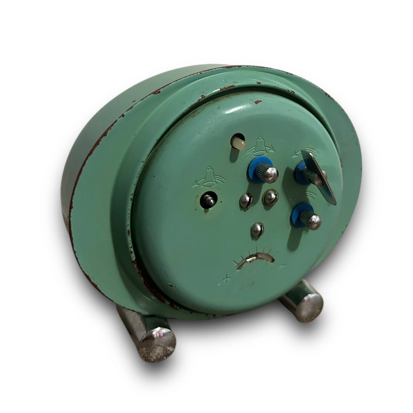 Vintage 1970s Polaris Blue Alarm Clock