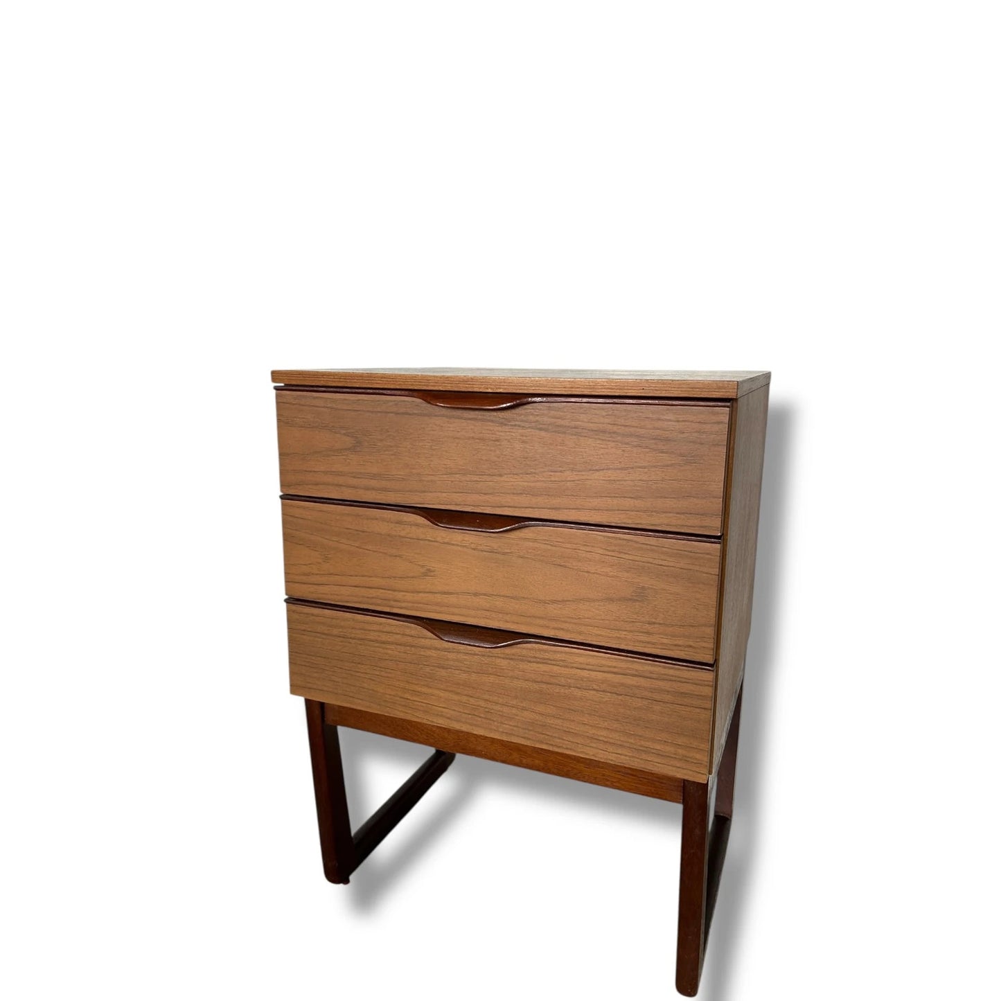 Mid Century Modern Europa Chest of Drawers – Vintage 1960s Teak Bedroom Storage