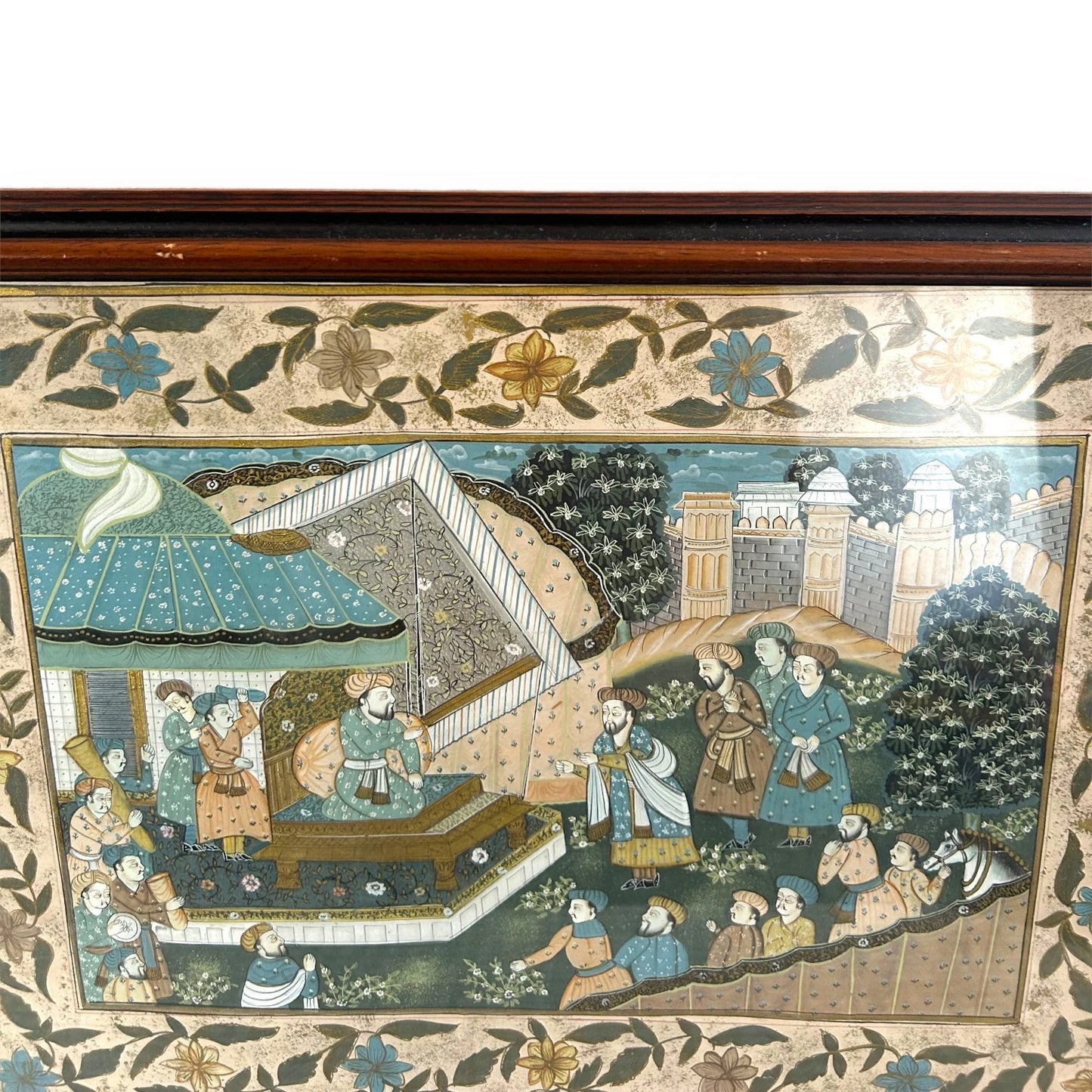 Vintage Persian Scenery Picture Frame