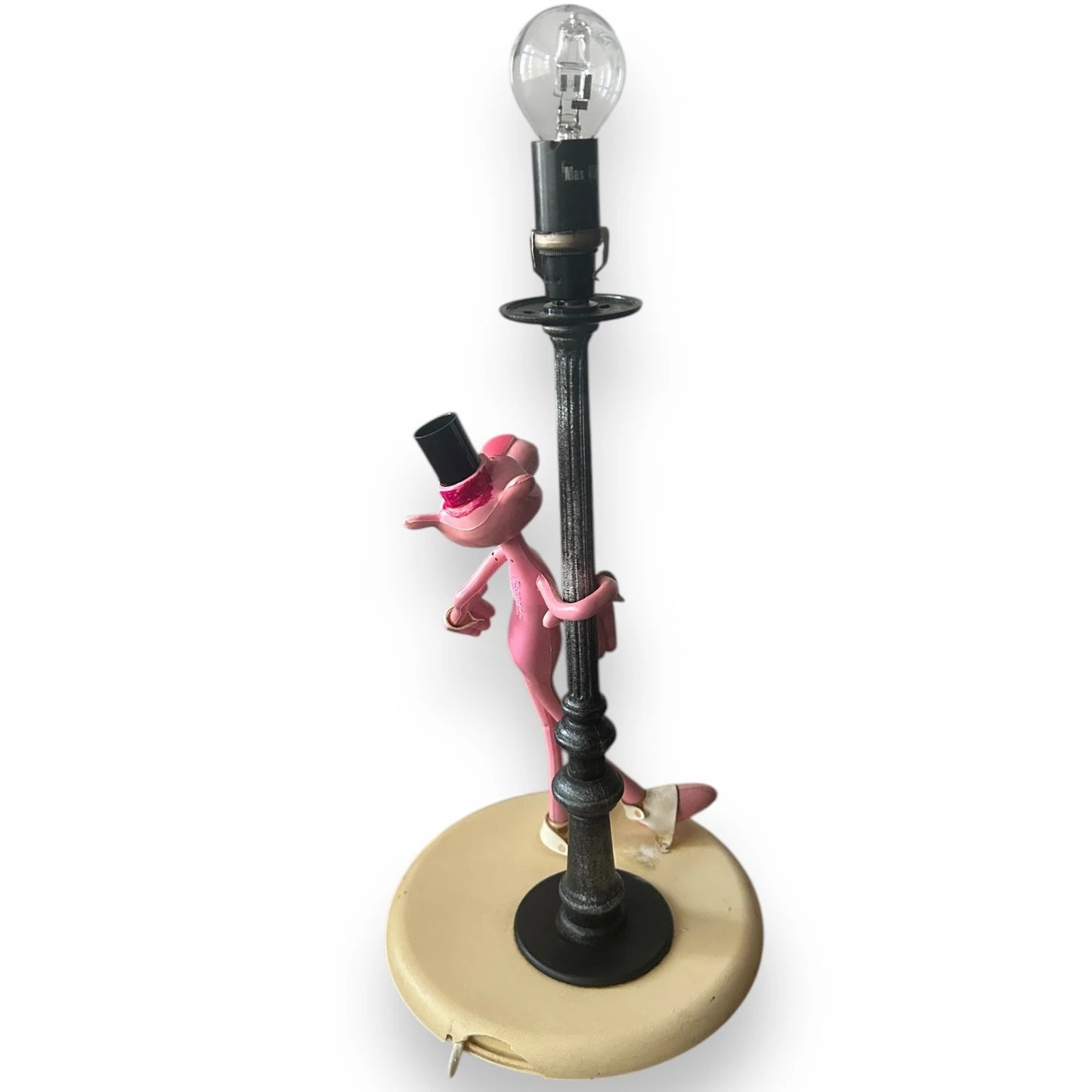 Vintage 1970s Pink Panther Table Lamp