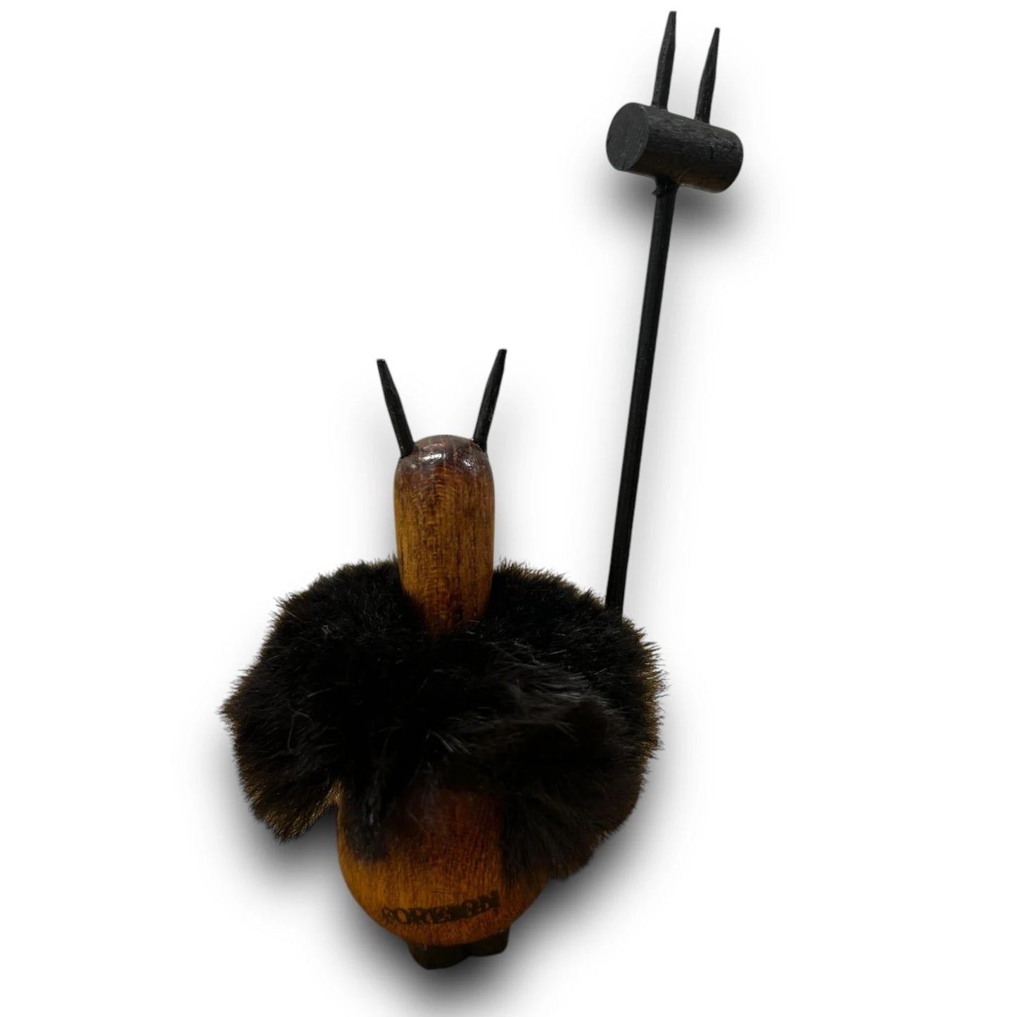 Mid Century Japanese Teak Wood Gonk