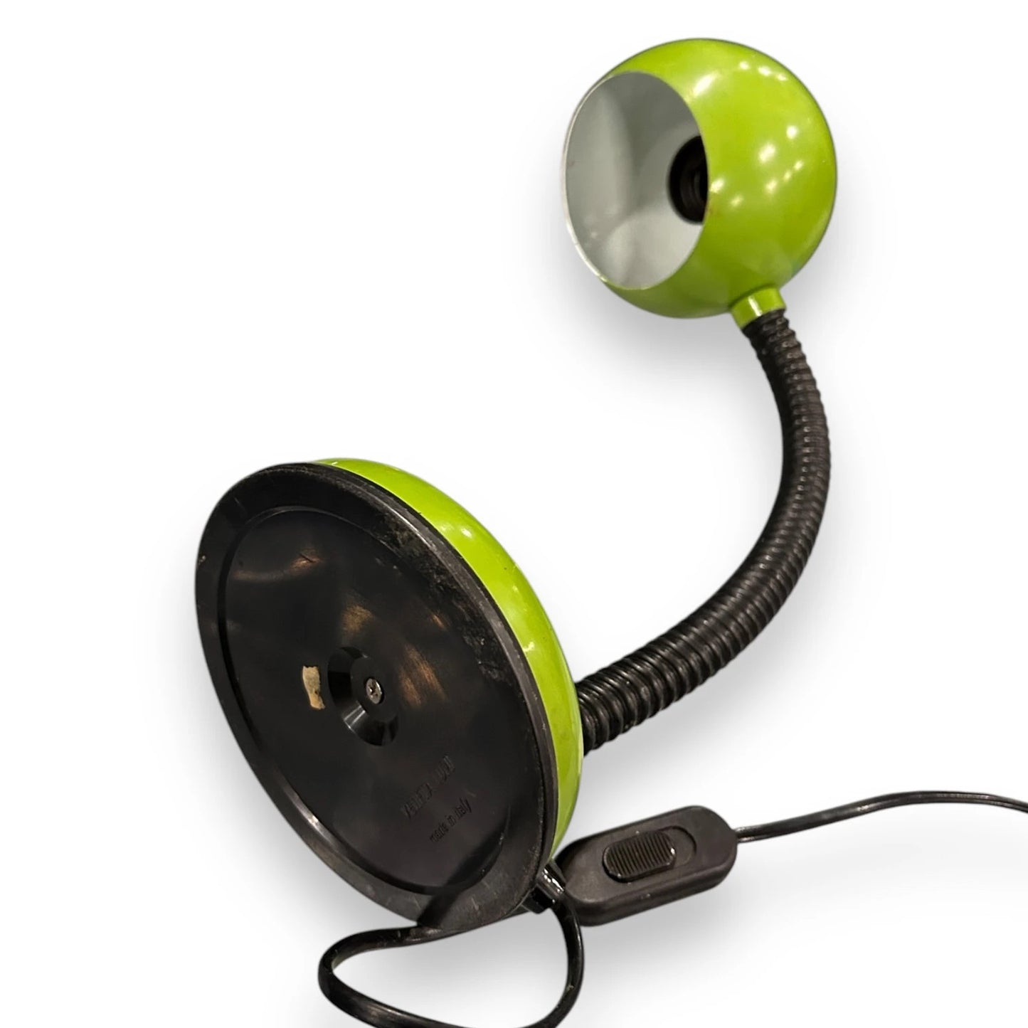 Mid Century Veneta Lumi Line Green Eyeball Lamp