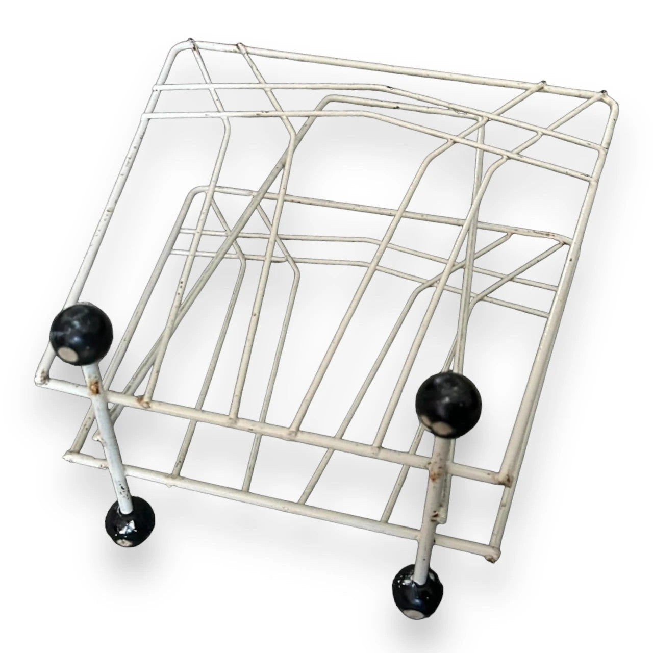 Mid Century Sputnik Magazine Storage Rack