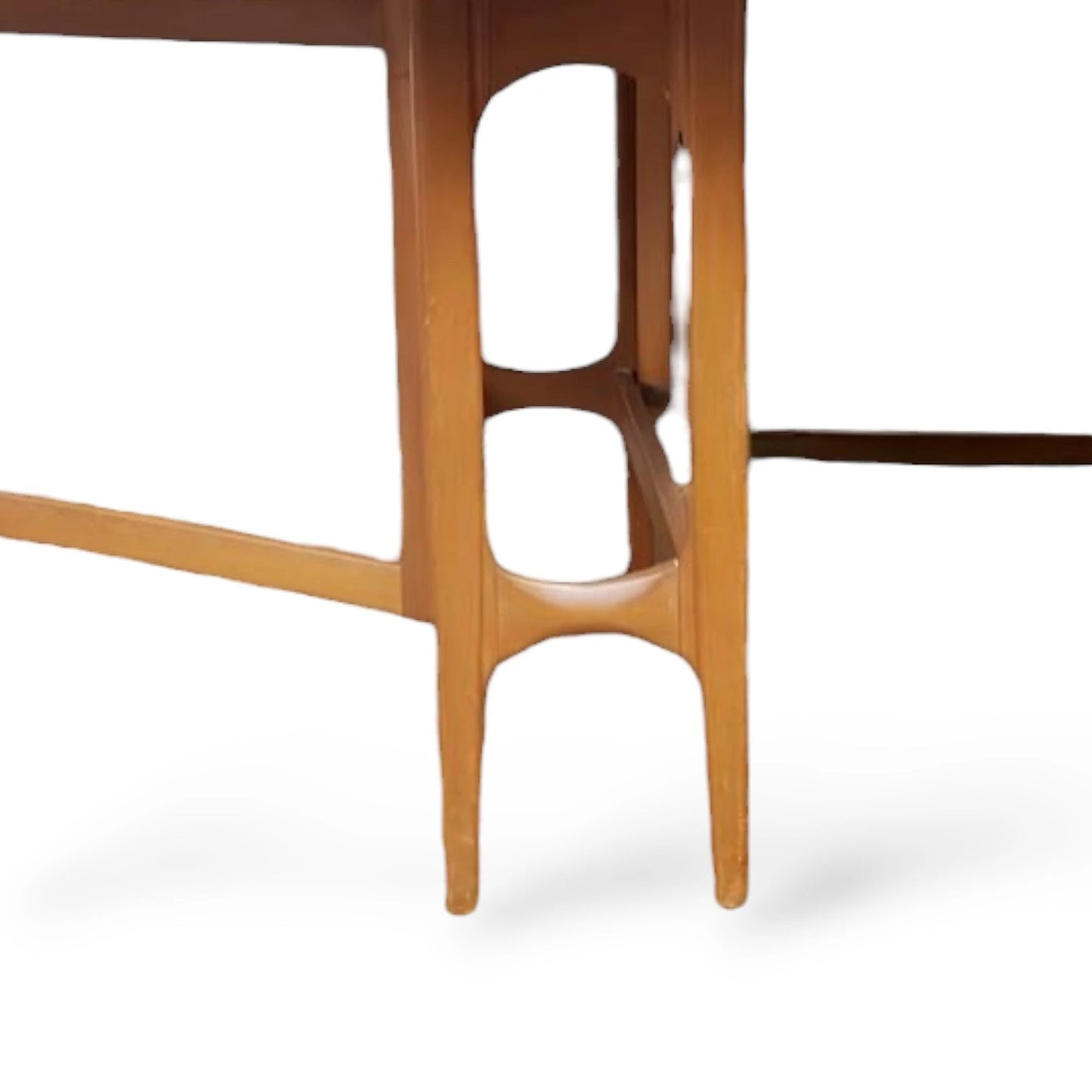 Nathan Mid-Century Drop-Leaf Dining Table | Vintage Teak Gateleg Table