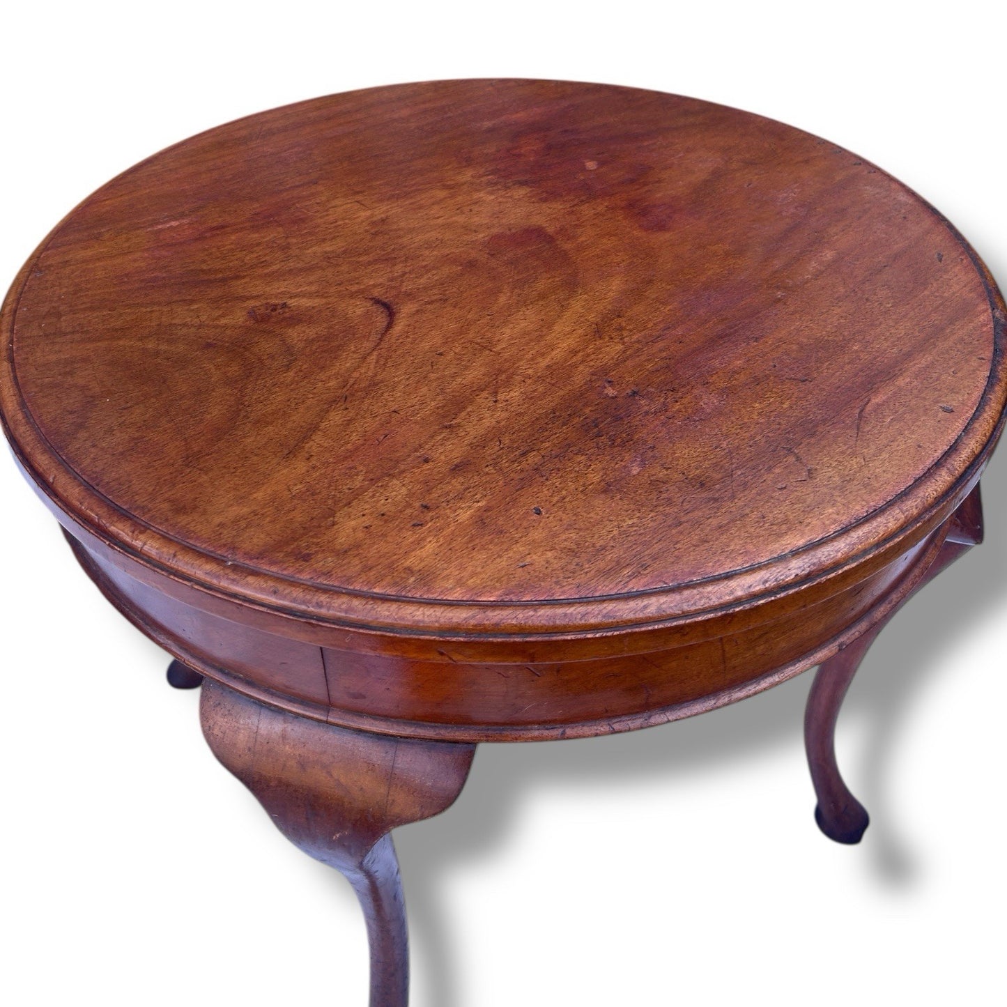 Mid Century Round Teak Tea Table