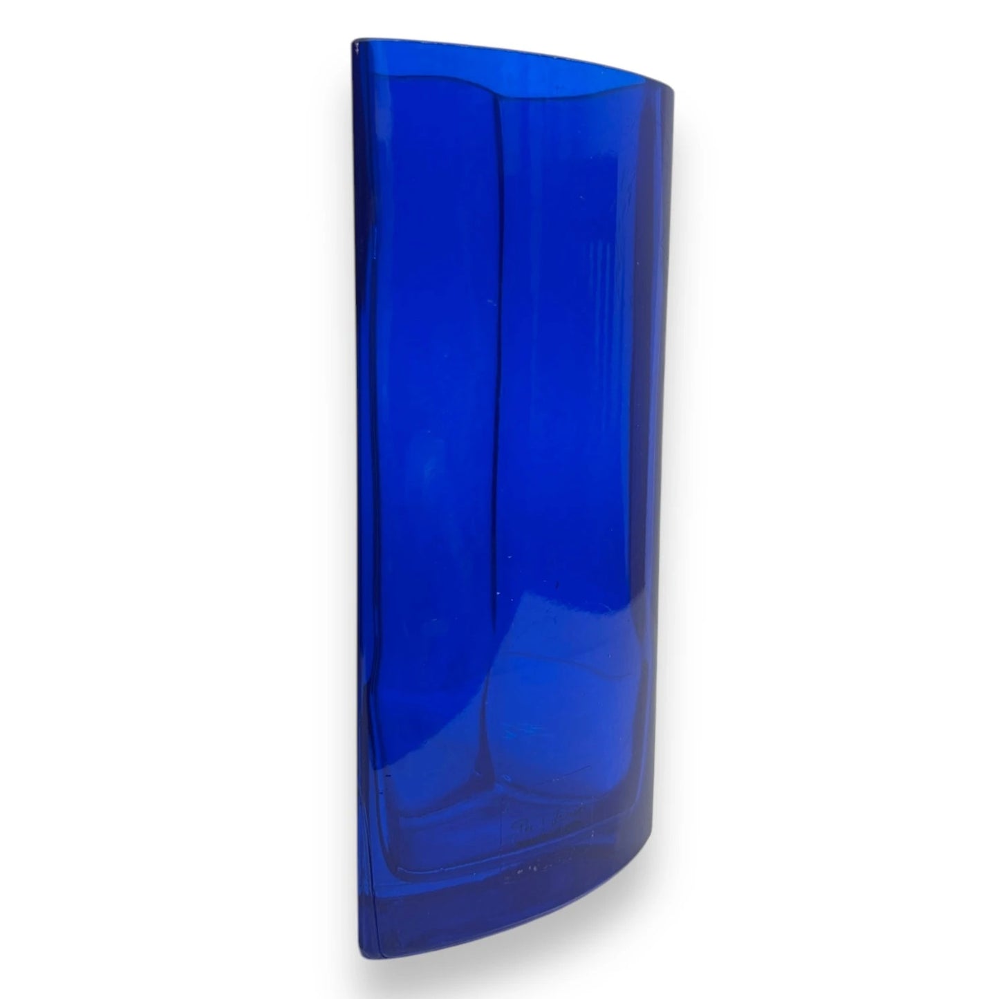 Vintage 90s Ikea Cobalt Blue Glass Vase