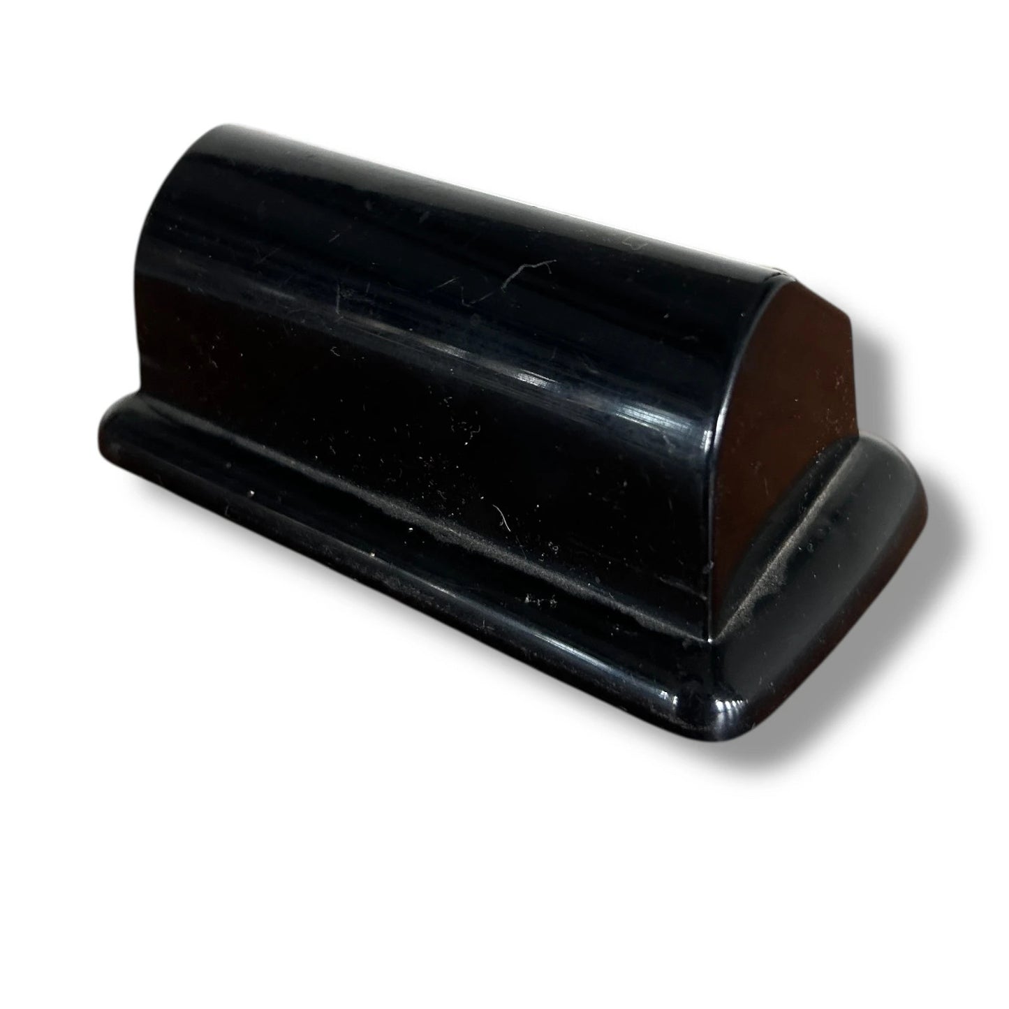 Mid Century Modern Black and Gold Perpetual Desk Calendar