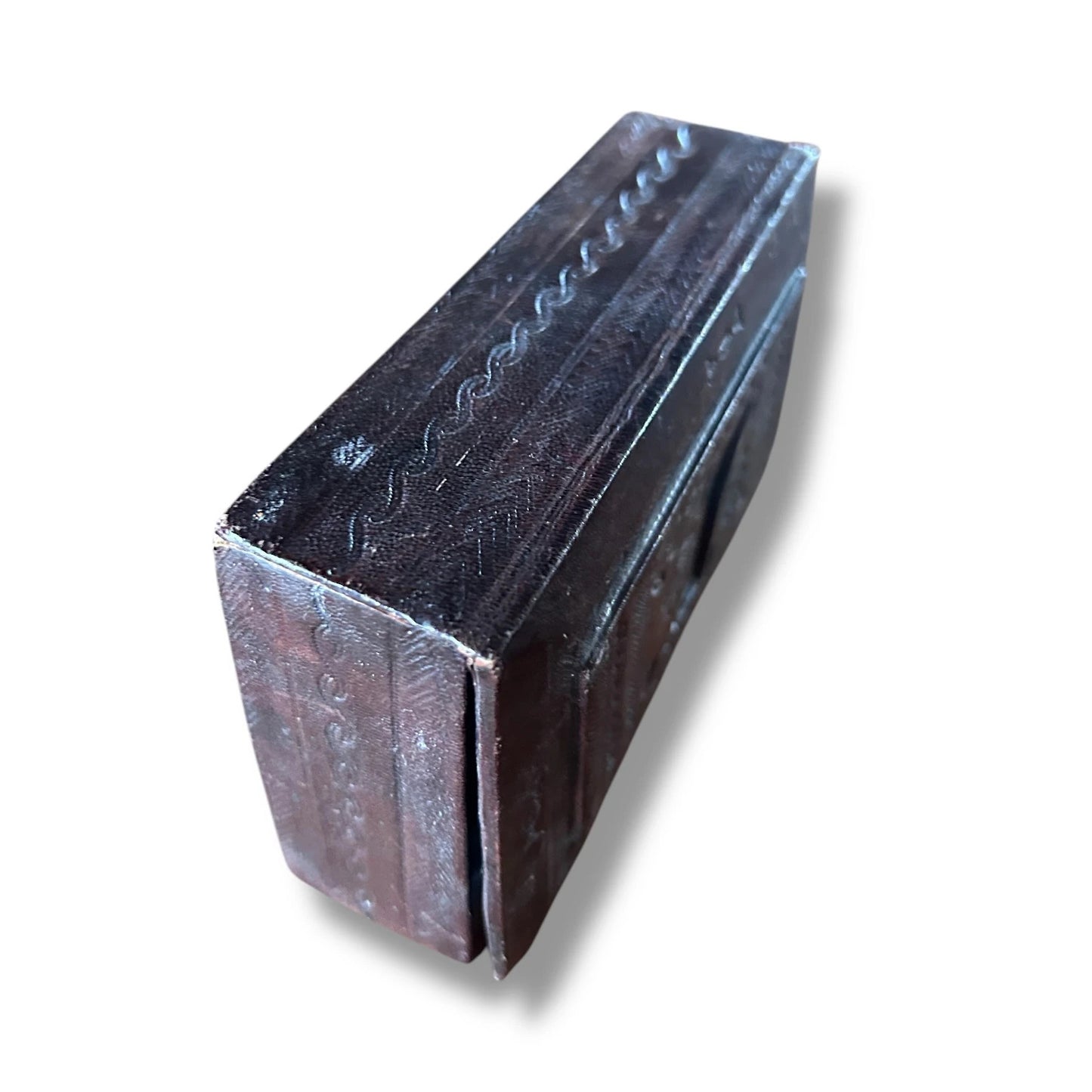 Mid Century African Tuareg Leather Box