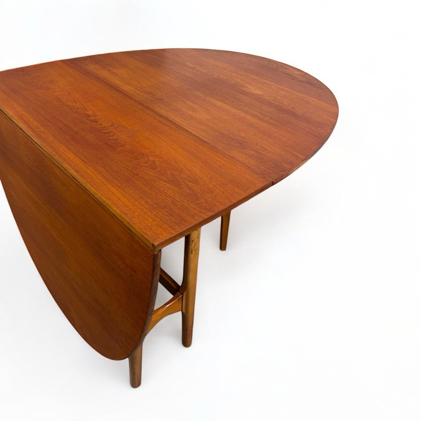 Mid Century Jentique Teak Wood Drop Leaf Table