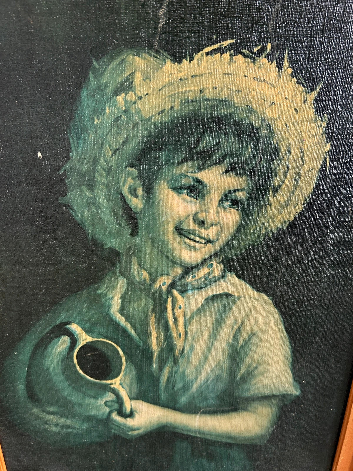 Mid Century Modern Country Boy by Tovine Framed Wall Art