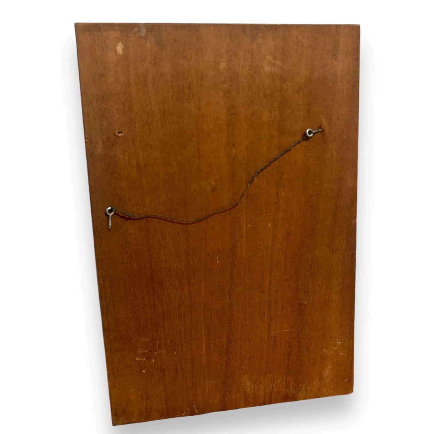Vintage 1970s Inlaid Wood Marquetry Picture Frame
