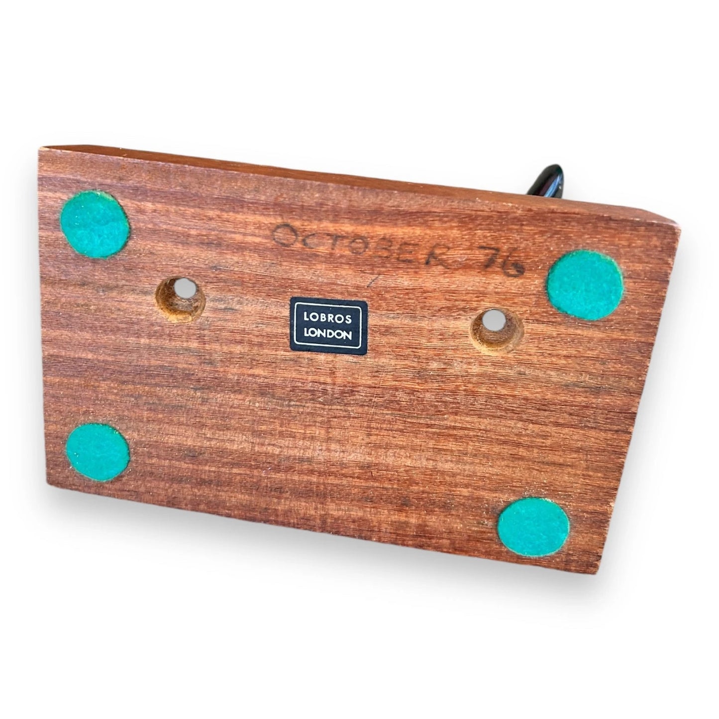 Mid Century Teak Wood Desk Organiser