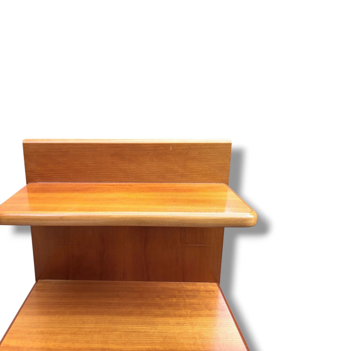 Mid Century Hülsta Teak Bedside Cabinet with Shelf | Vintage German Nightstand