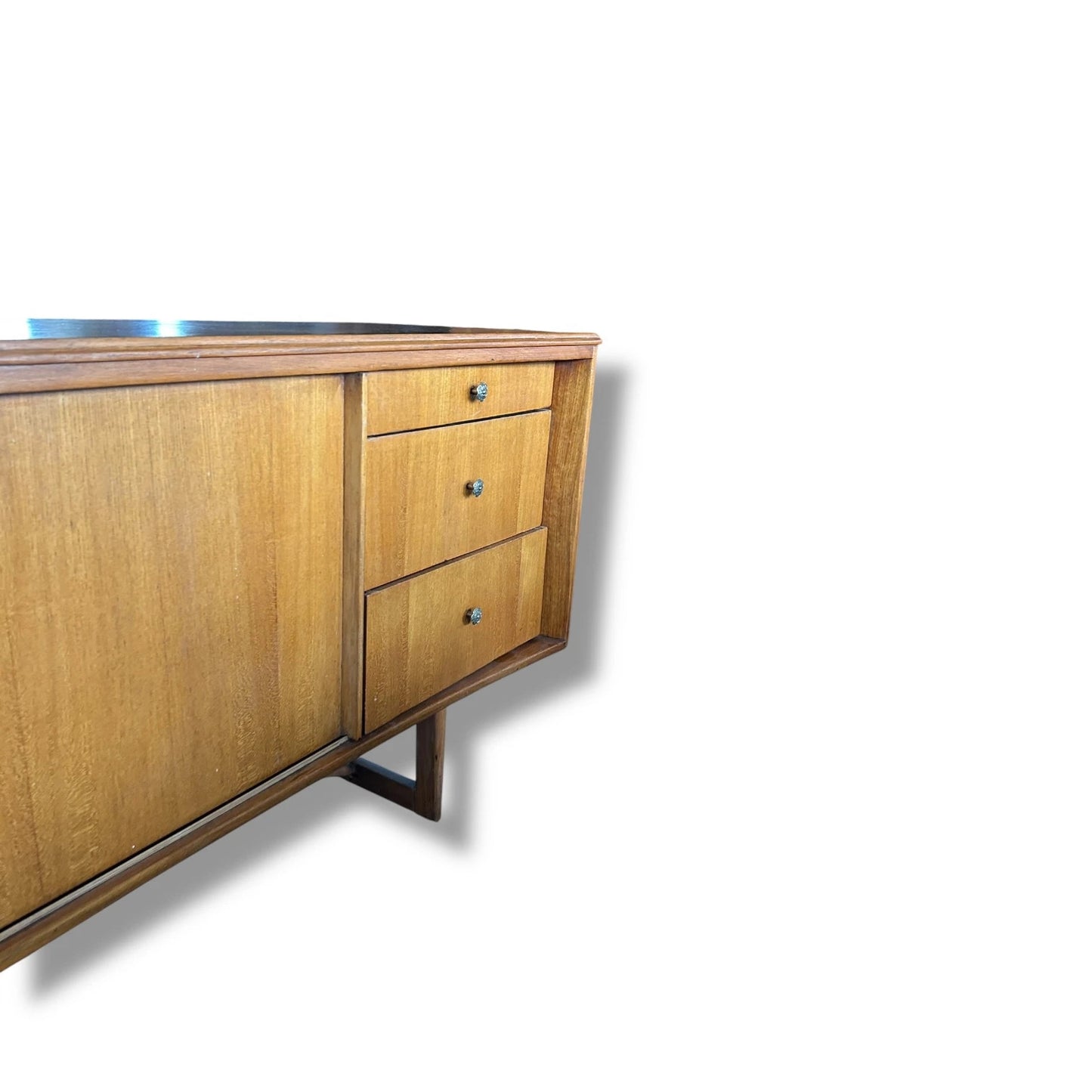 Vintage Mid-Century Lebus Teak Sideboard Cabinet Credenza