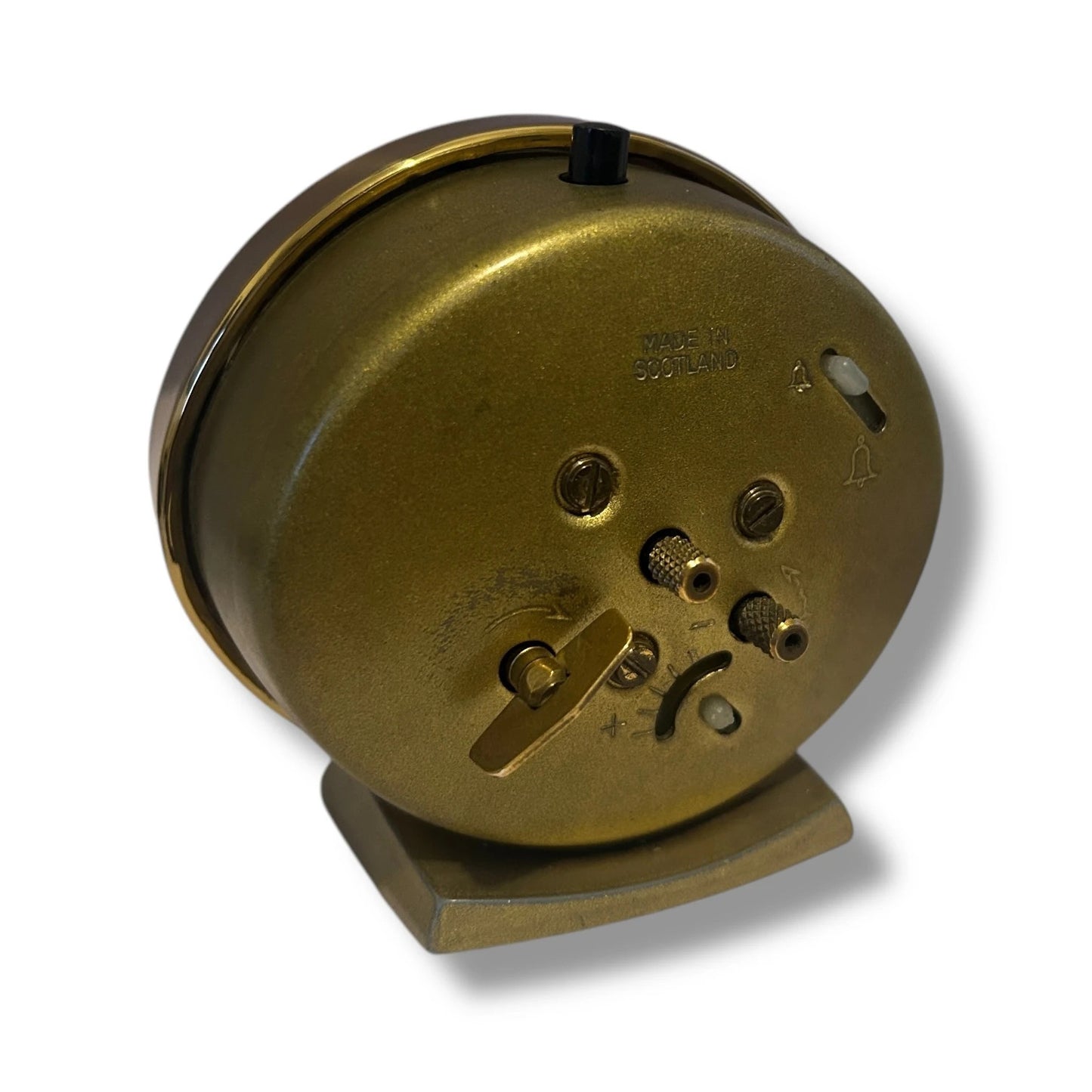 Mid Century Westclox Baby Ben Gold Alarm Clock