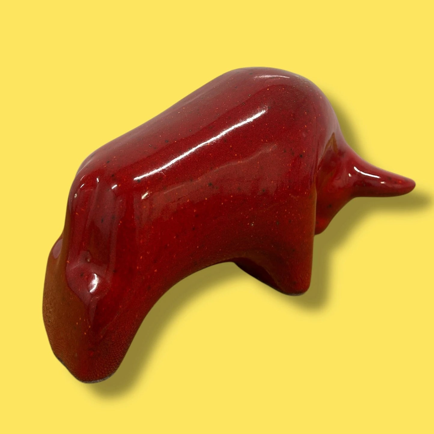 Mid Century Otto Keramik West German Lava Bull Pottery