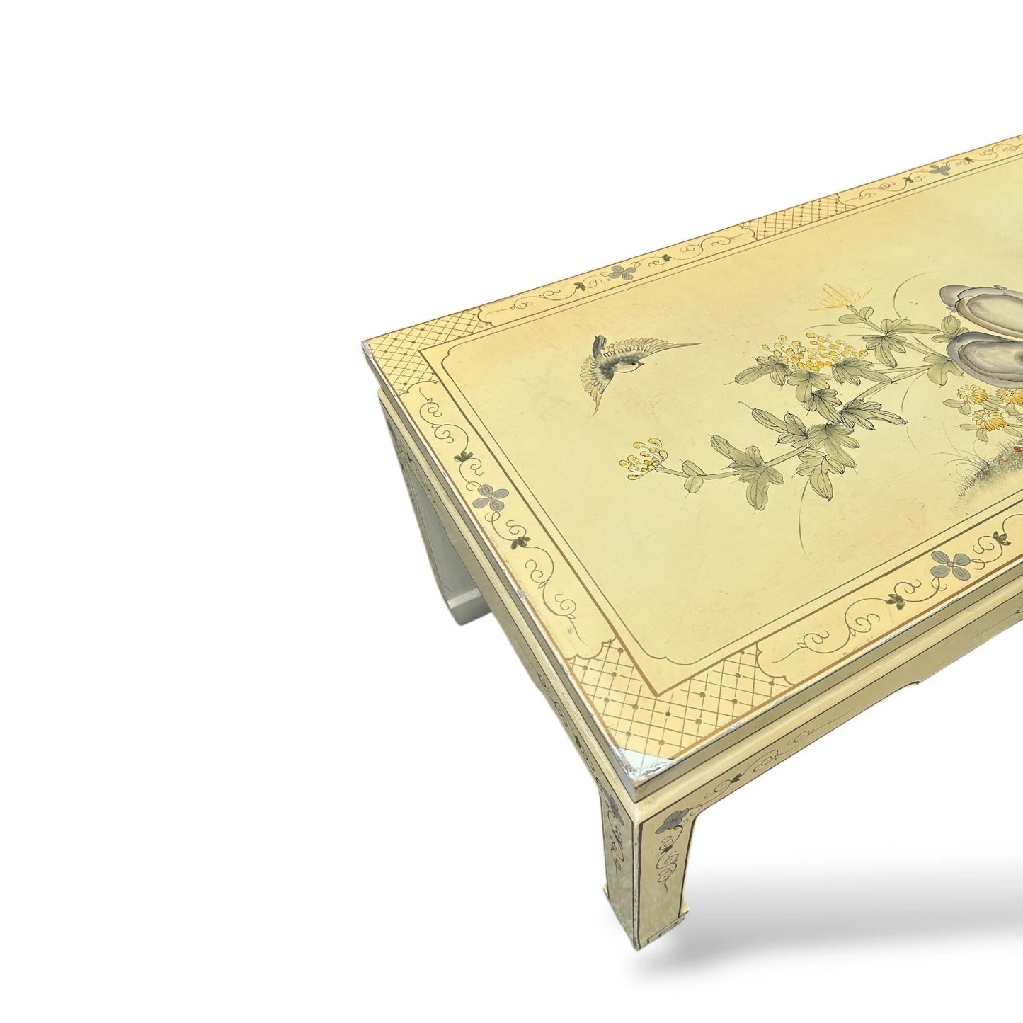 Vintage Chinese Hardwood Coffee Table – Handcrafted Oriental Design