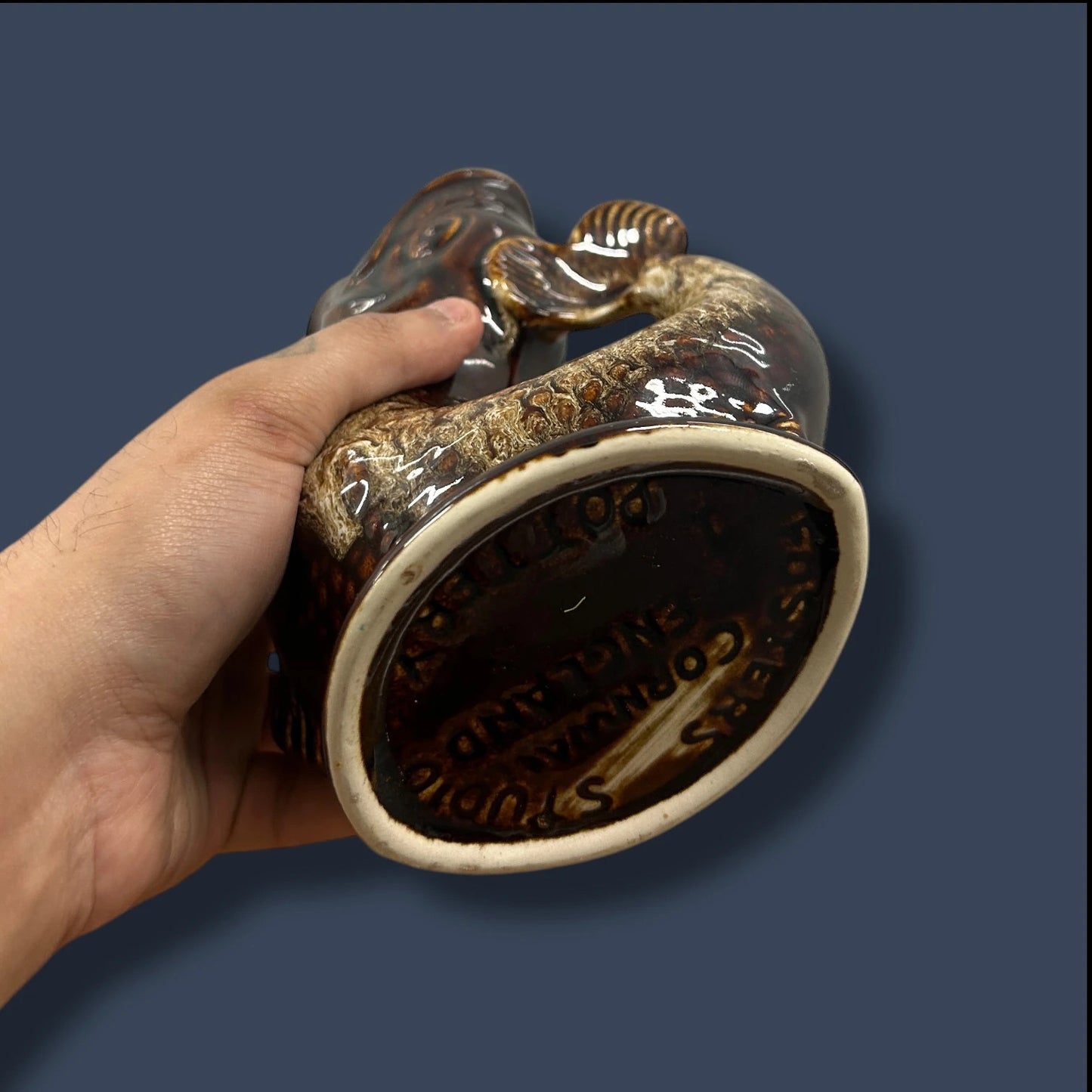 Mid Century Fish Gurgle Vase