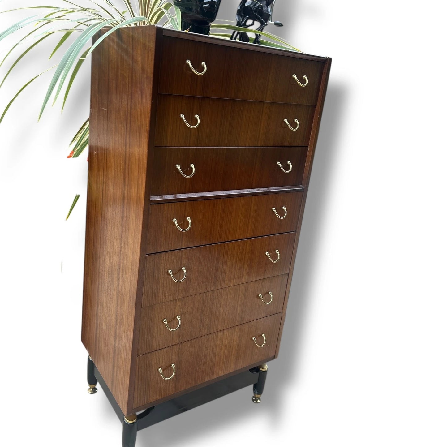 G Plan Tola Tallboy Chest of Drawers – Mid-Century Modern Highboy Cabinet