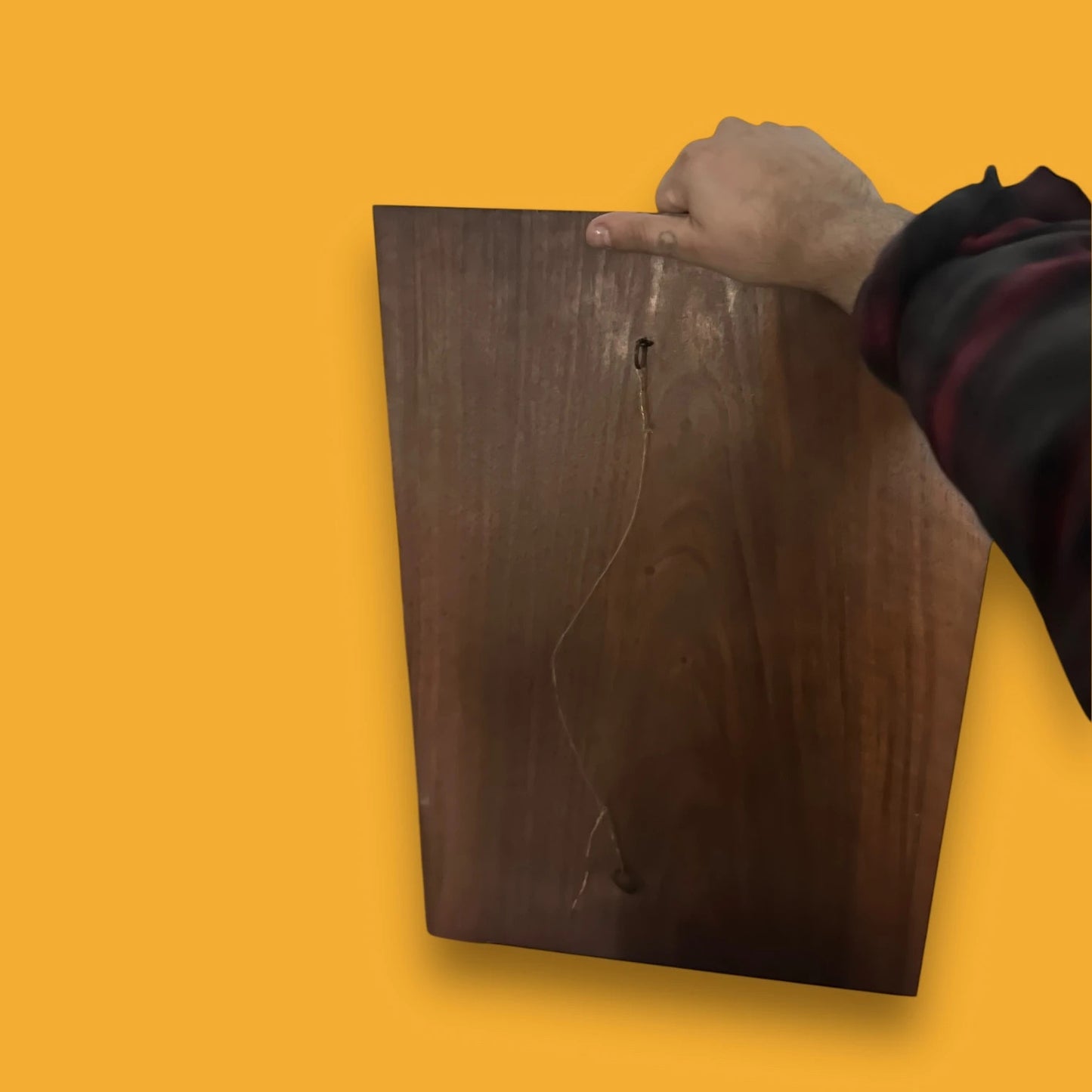 Mid Century Marquetry Wood Picture