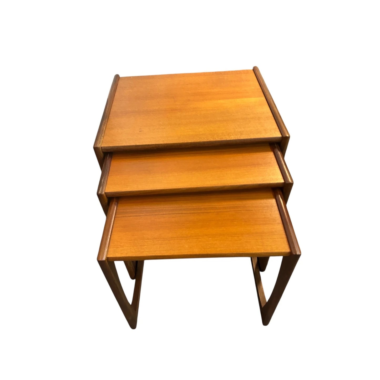 G Plan Quadrille Nest of Tables – Mid-Century Modern Teak Nesting Coffee Tables