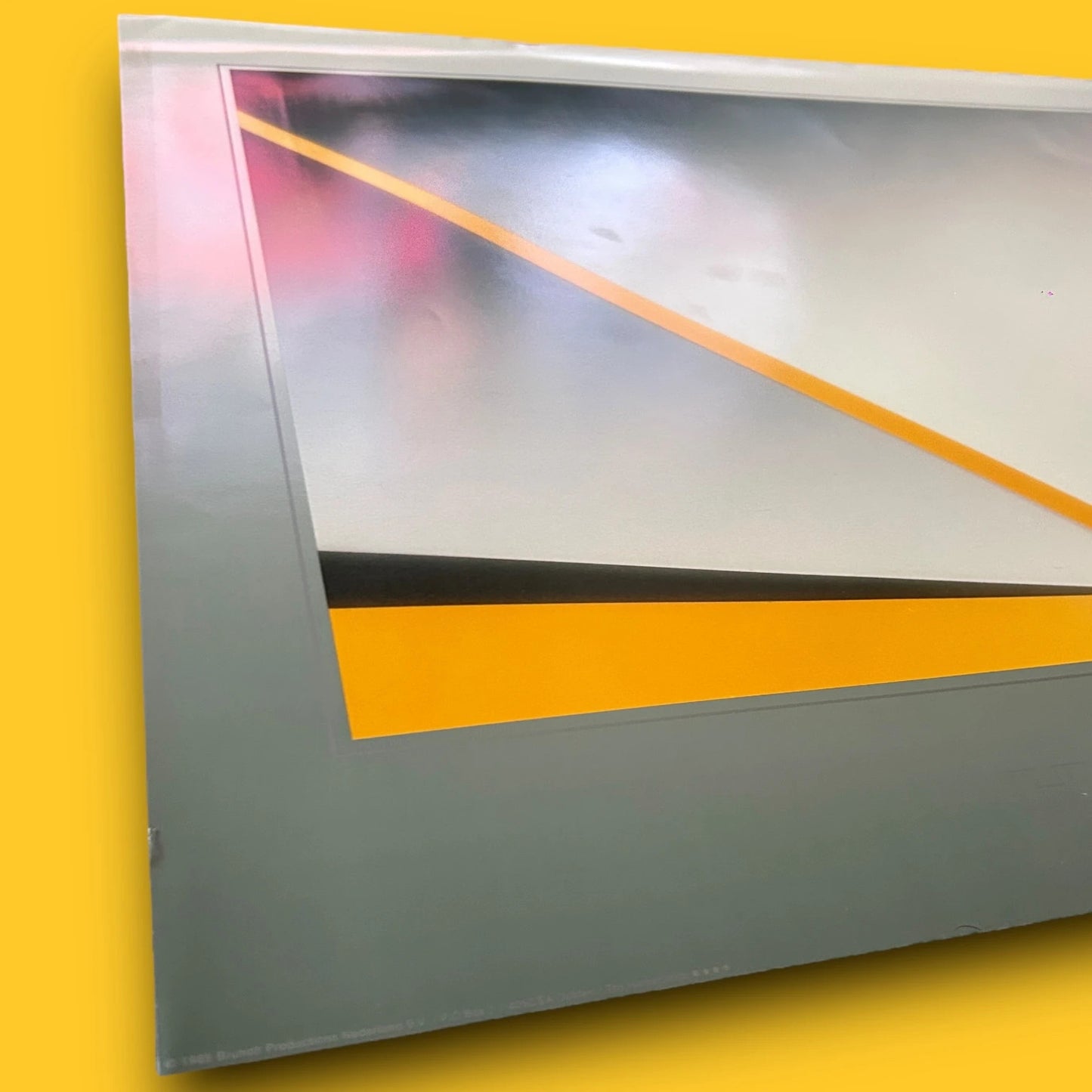 Vintage 1980s Jan Lens Art Exhibition Poster