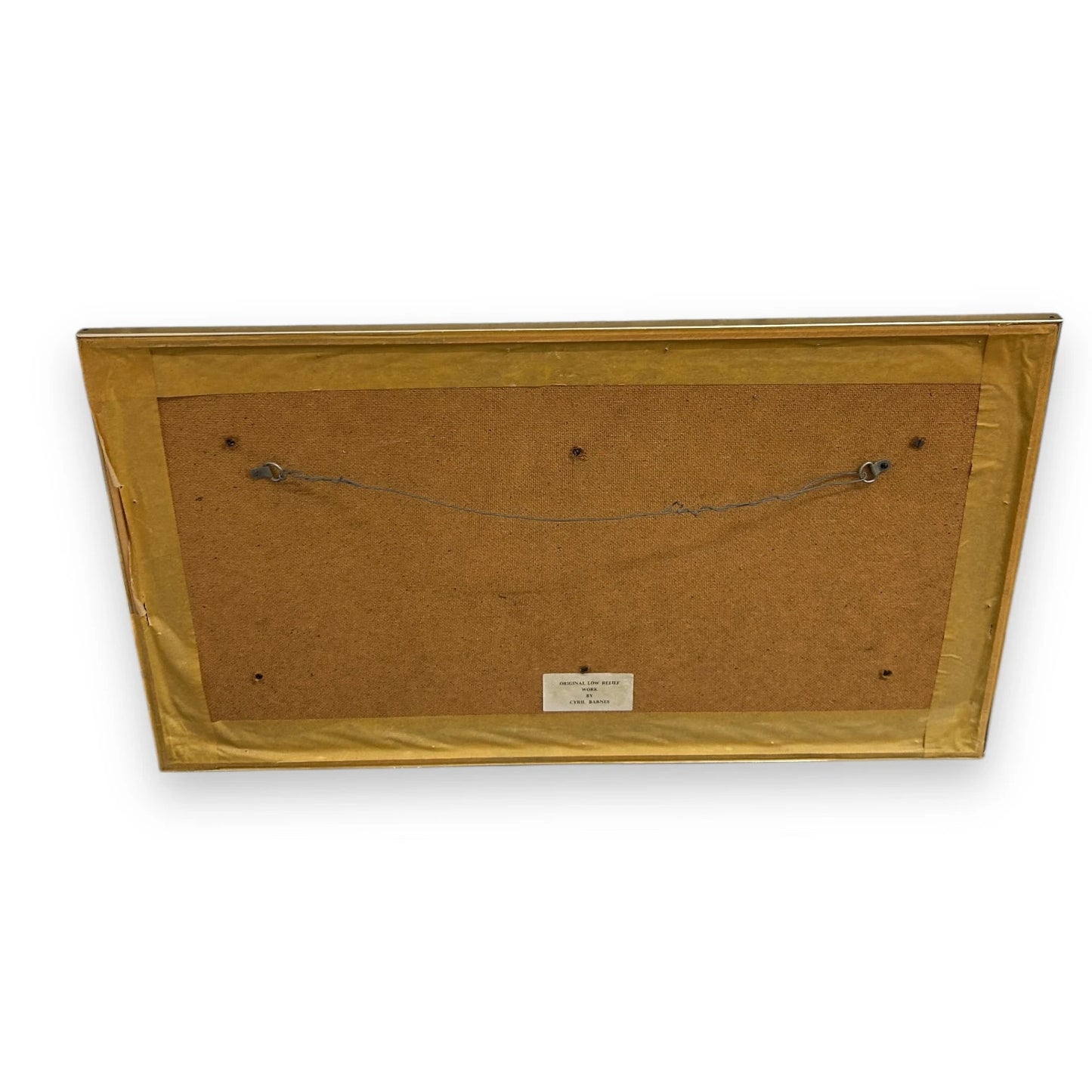 Mid Century Cyril Barnes Brutalist Abstract Painting