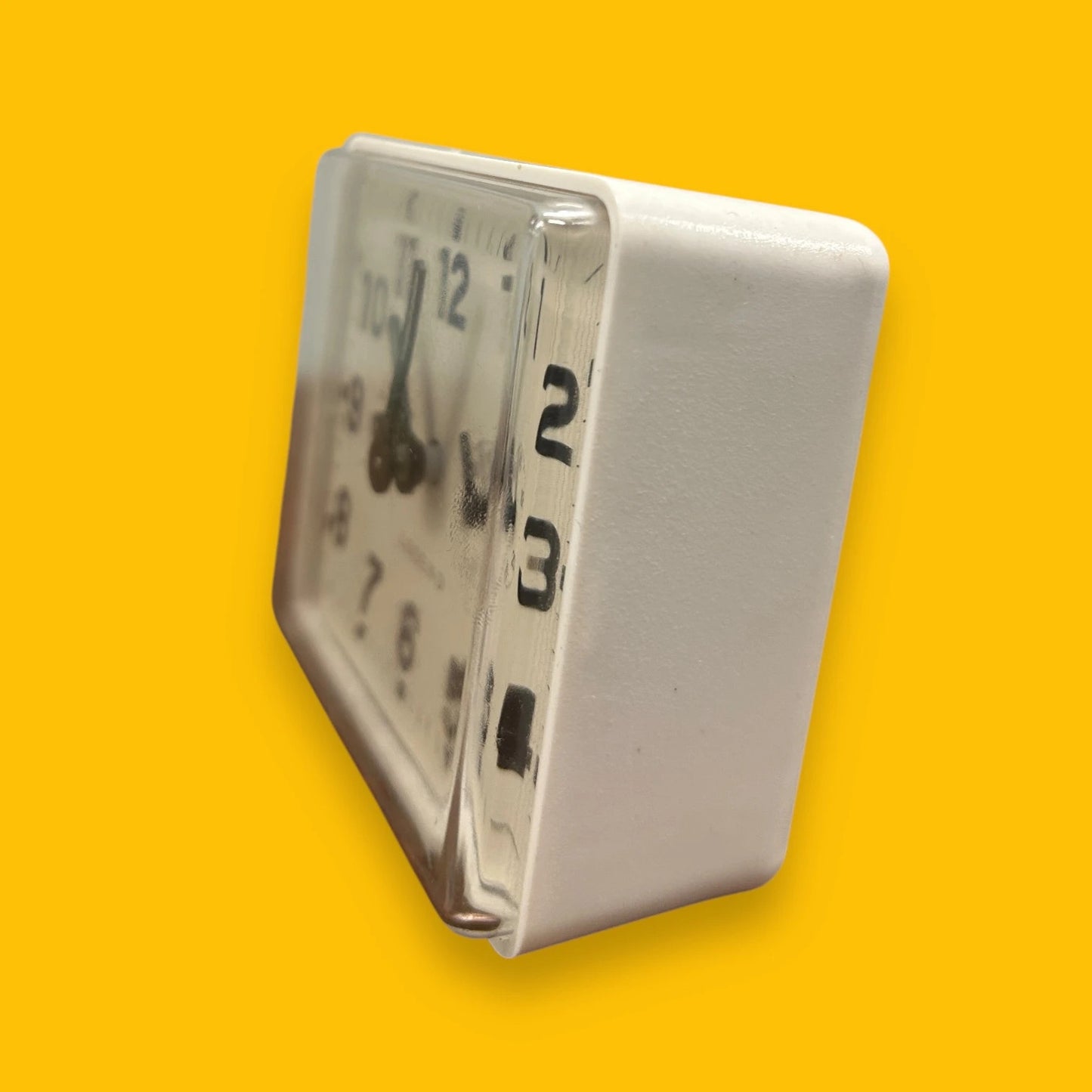 Vintage 80s Legend White Alarm Clock