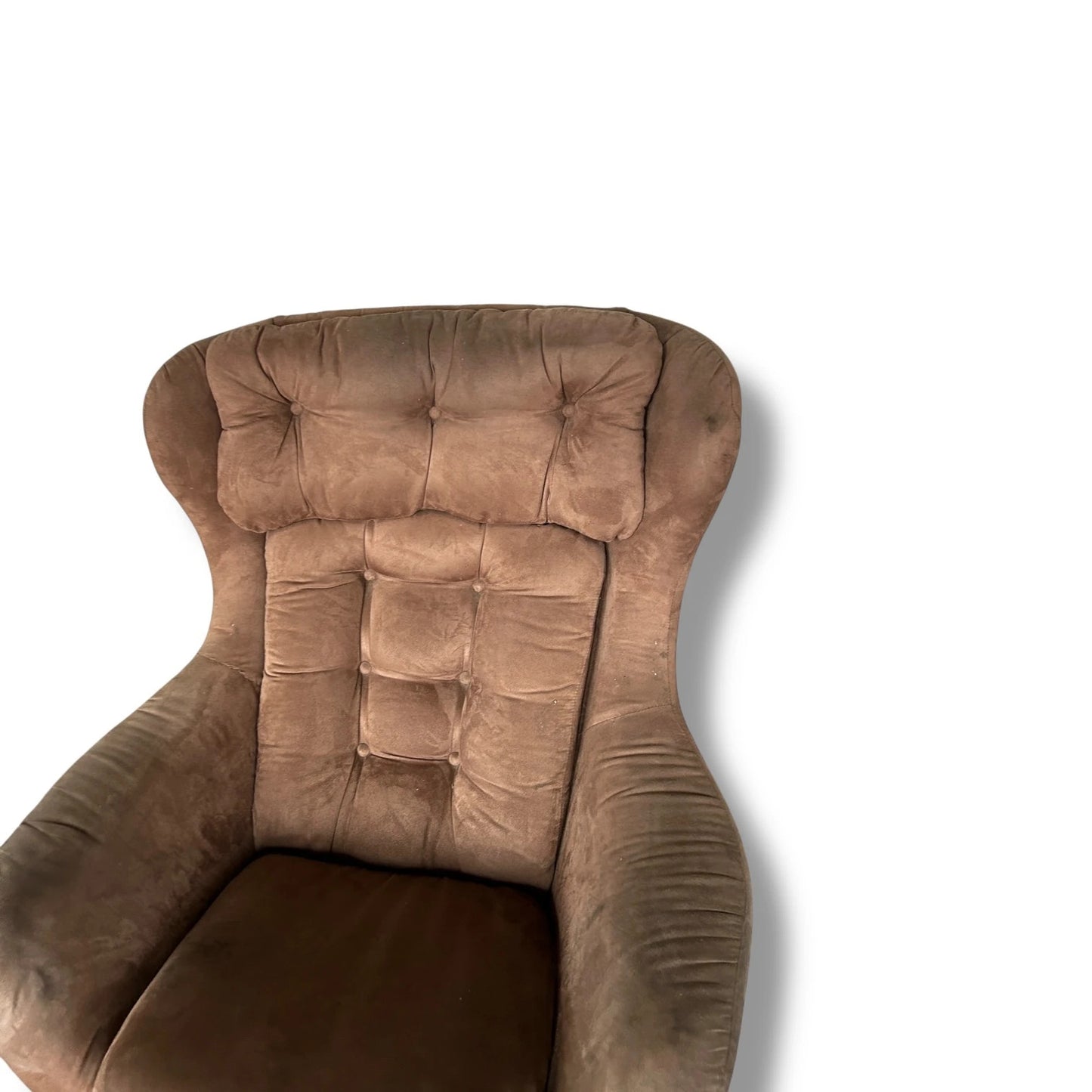1970s Vono Swivel Egg Chair – Mid Century Modern Original Upholstery, Iconic Space Age Design
