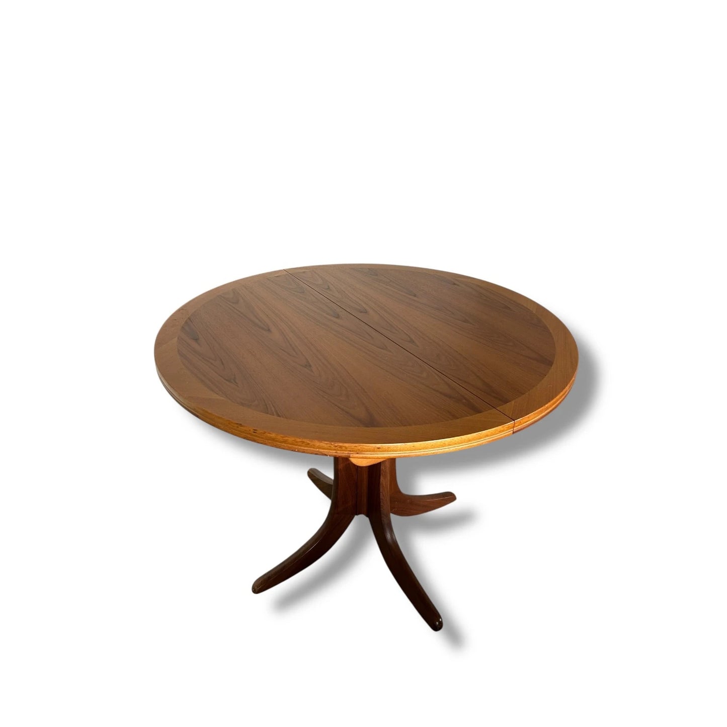 Mid Century Modern Parker Knoll Teak Dining Table – Round Extendable Table