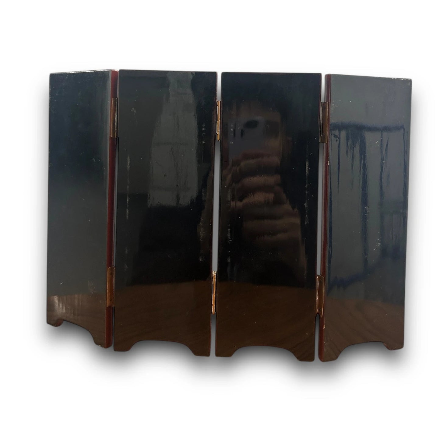 Vintage 1970s Chinese Iridescent Mini Desk Divider